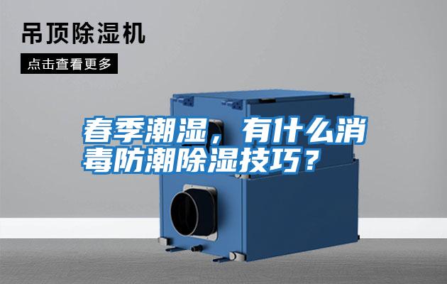 春季潮濕，有什么消毒防潮除濕技巧？