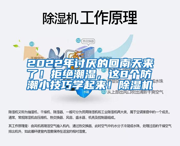 2022年討厭的回南天來了！拒絕潮濕，這8個防潮小技巧學(xué)起來！除濕機(jī)