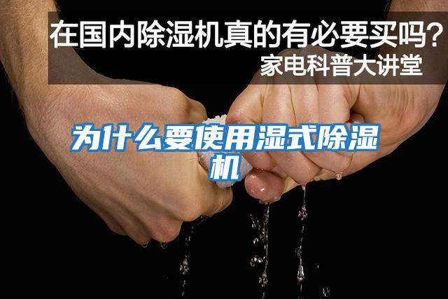 為什么要使用濕式除濕機(jī)