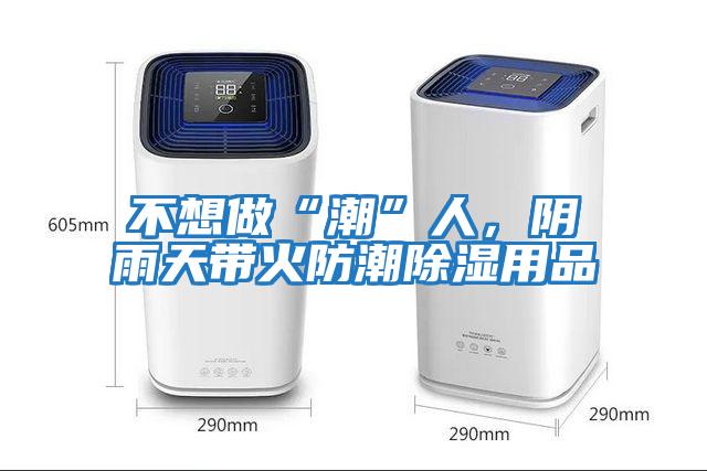 不想做“潮”人，陰雨天帶火防潮除濕用品