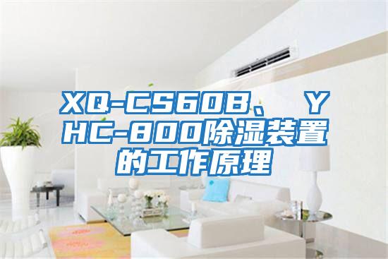 XQ-CS60B、 YHC-800除濕裝置的工作原理