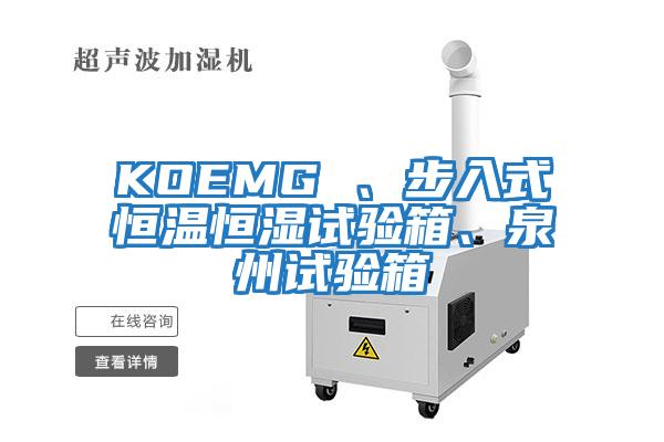 KOEMG 、步入式恒溫恒濕試驗箱、泉州試驗箱