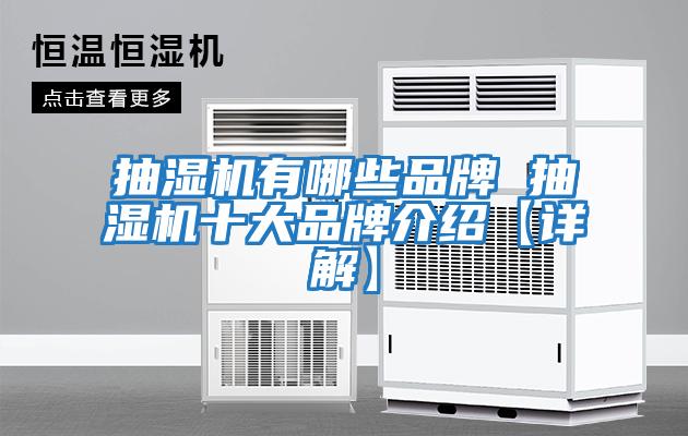 抽濕機有哪些品牌 抽濕機十大品牌介紹【詳解】