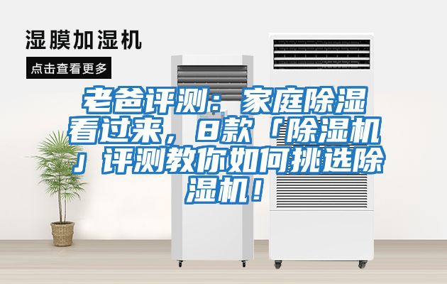 老爸評測：家庭除濕看過來，8款「除濕機」評測教你如何挑選除濕機！