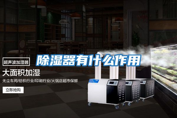 除濕器有什么作用