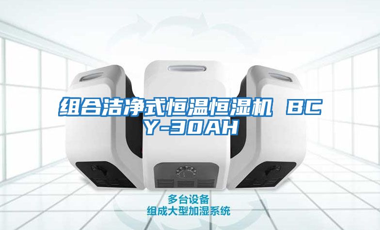 組合潔凈式恒溫恒濕機 BCY-30AH