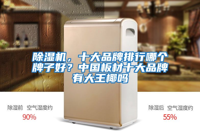 除濕機，十大品牌排行哪個牌子好？中國板材十大品牌有大王椰嗎